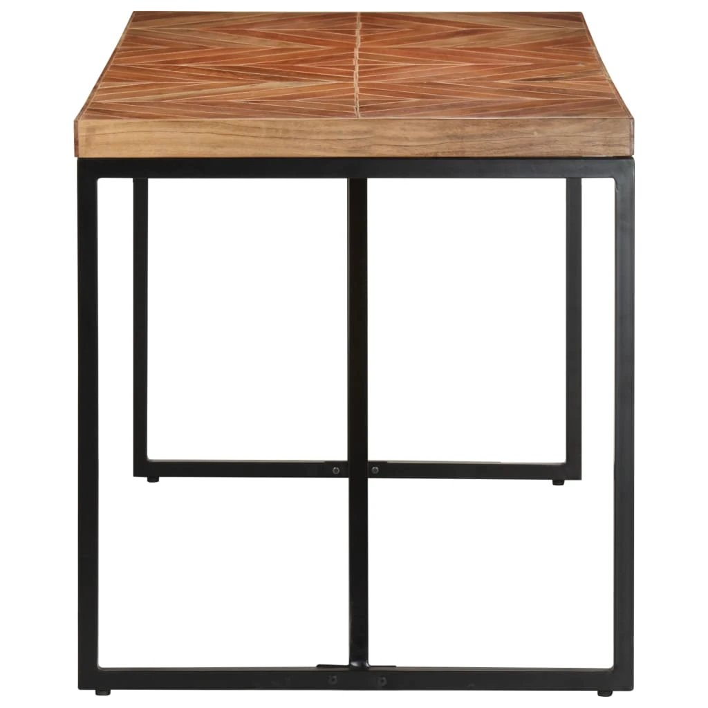 vidaXL vidaXL Dining Table 120x60x76 cm Solid Acacia and Mango Wood - Dining Table