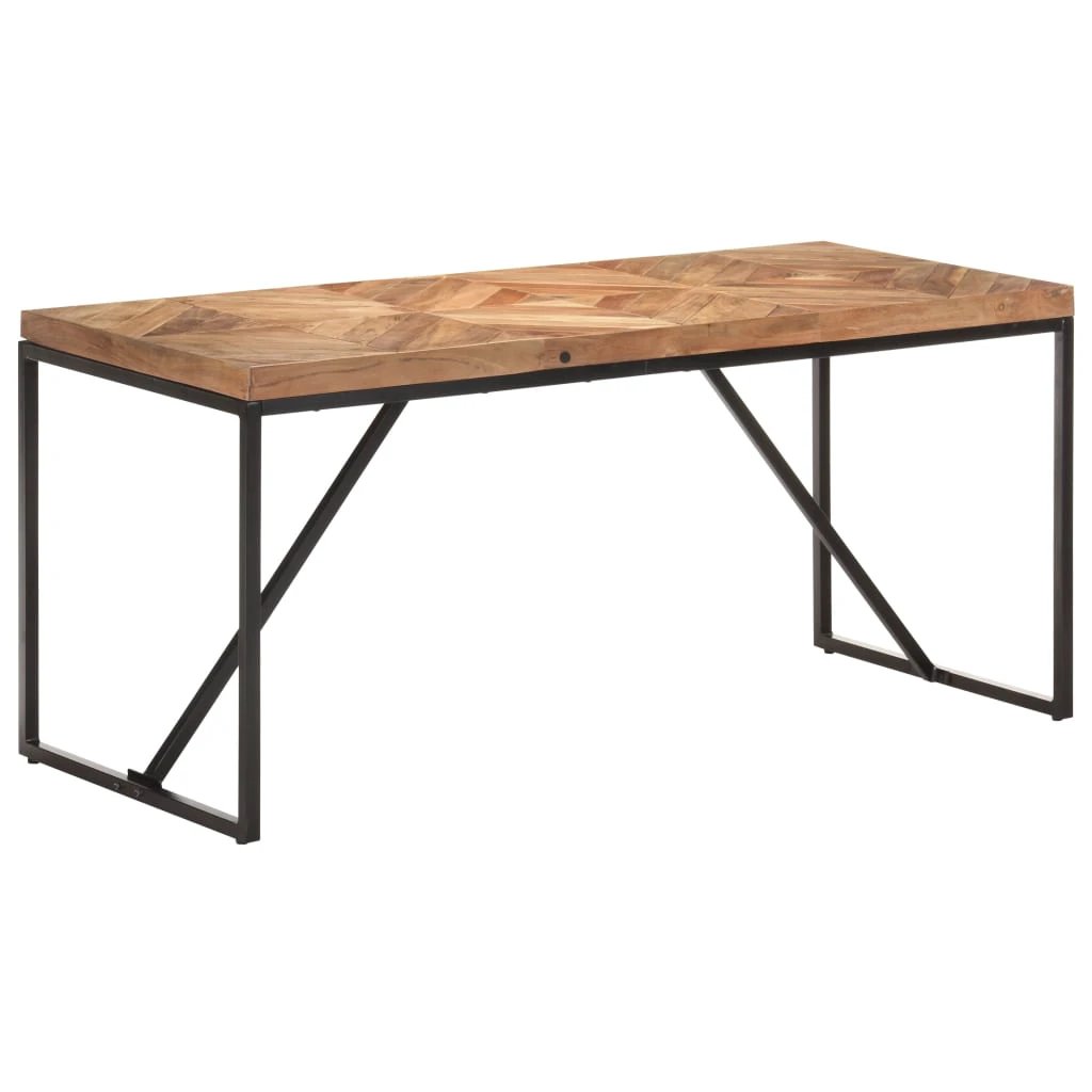 vidaXL vidaXL Dining Table 120x60x76 cm Solid Acacia and Mango Wood - Dining Table