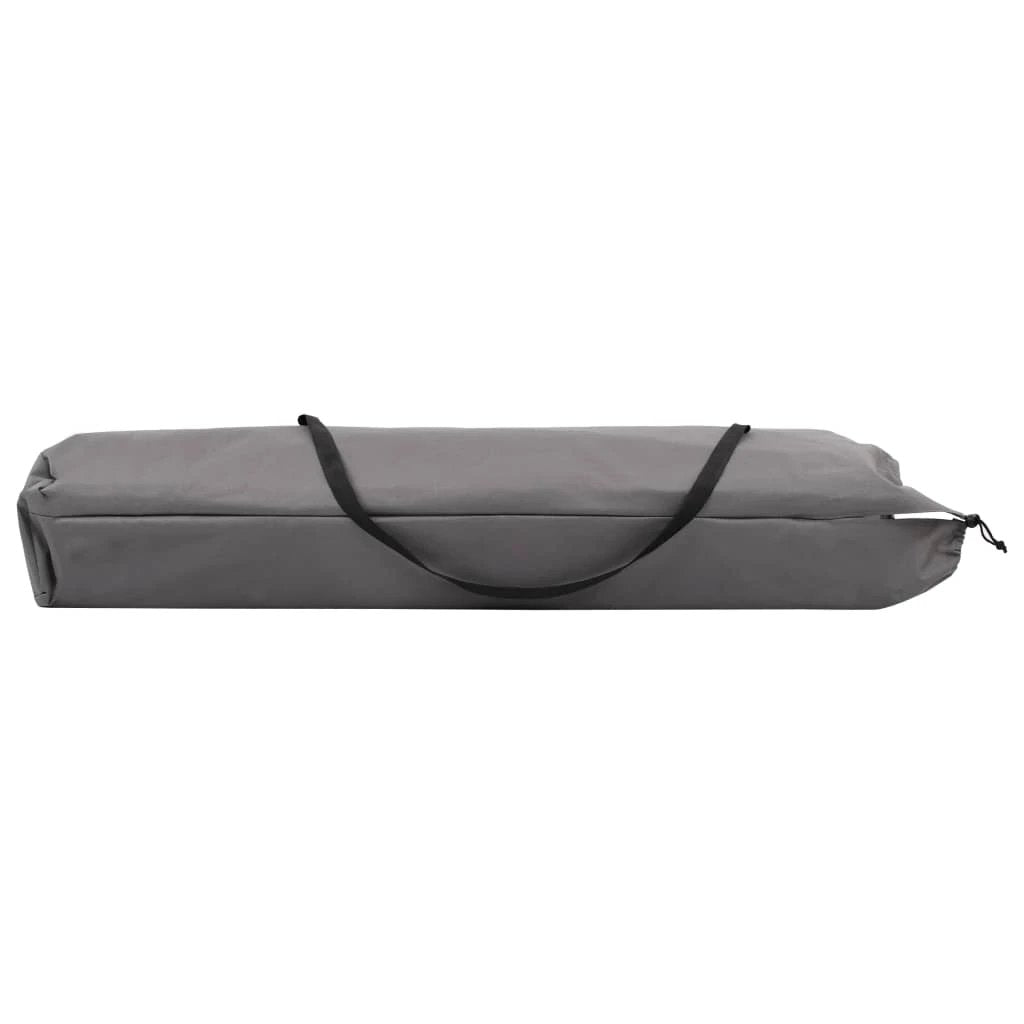 vidaXL Two Person Folding Sun Lounger Blue Steel by vidaXL