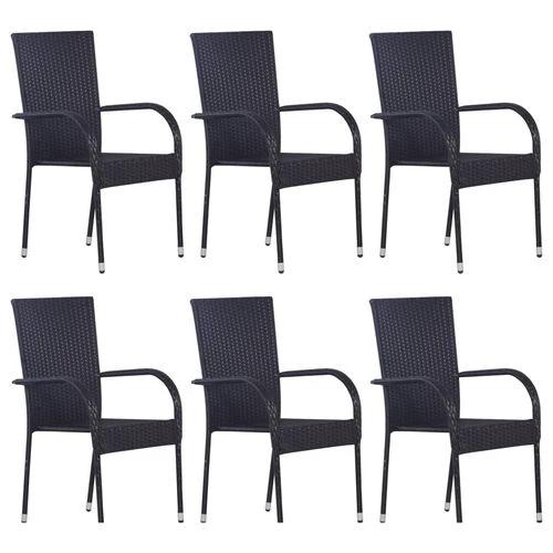 vidaXL vidaXL 5 Piece Garden Dining Set 150x90x74 cm Solid Acacia Wood Table with Weather-Resistant PE Rattan Chairs for Outdoor Use - Garden Set
