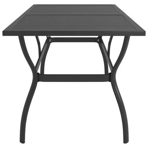 vidaXL 3 Piece Garden Dining Set with Powder-Coated Steel Frame and Breathable Textilene Fabric for Outdoor Entertaining by vidaXL