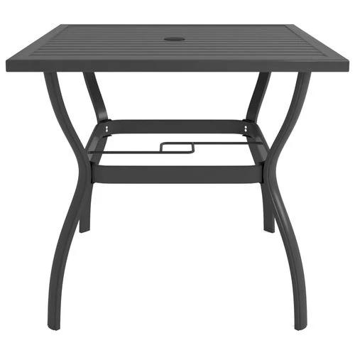 vidaXL 3 Piece Garden Dining Set with Powder-Coated Steel Frame and Breathable Textilene Fabric for Outdoor Entertaining by vidaXL