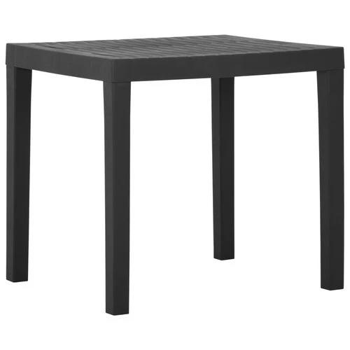 vidaXL vidaXL Garden Table White 79x65x72 cm Plastic - Garden Table