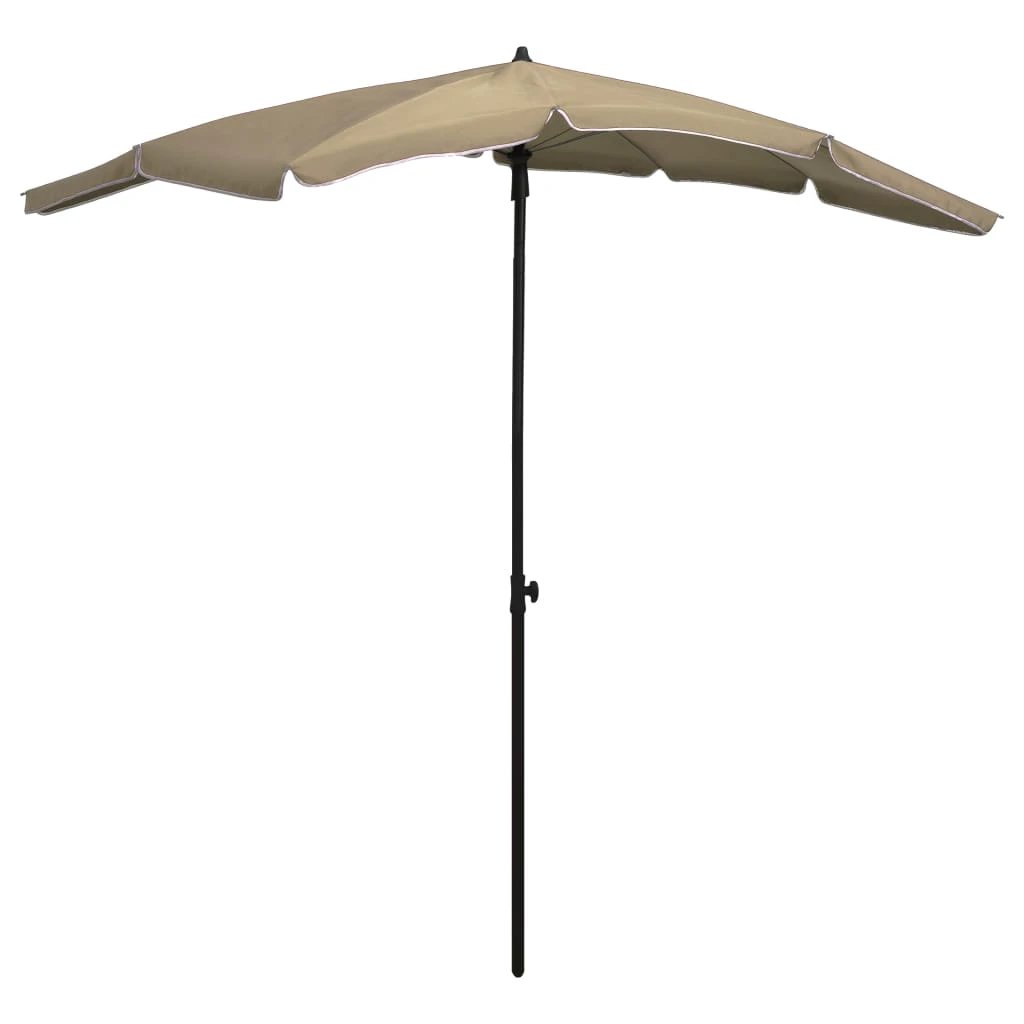 vidaXL vidaXL Garden Parasol with Pole 200x130 cm Sand - Parasol