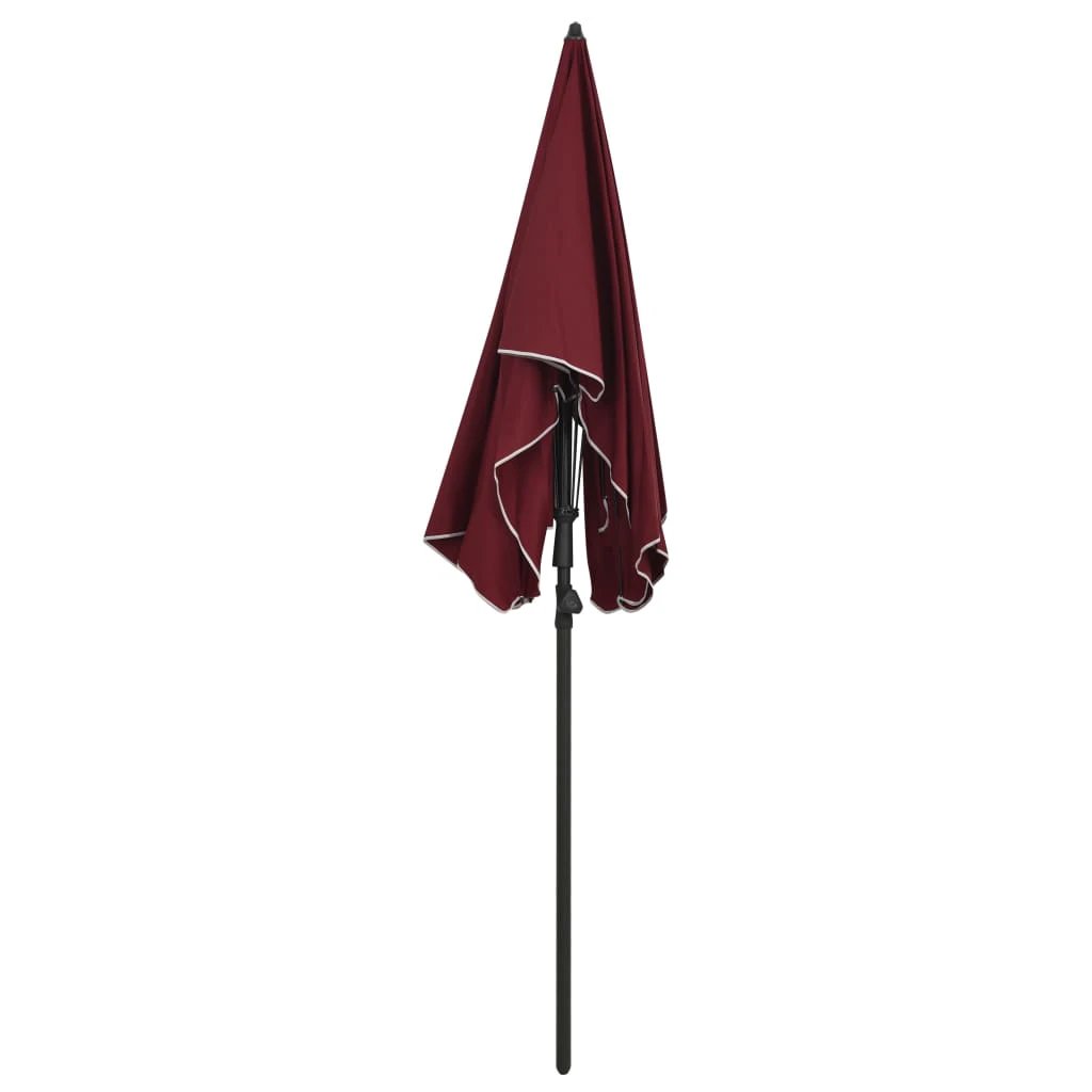 vidaXL Garden Parasol with Pole 200x130 cm Sand by vidaXL