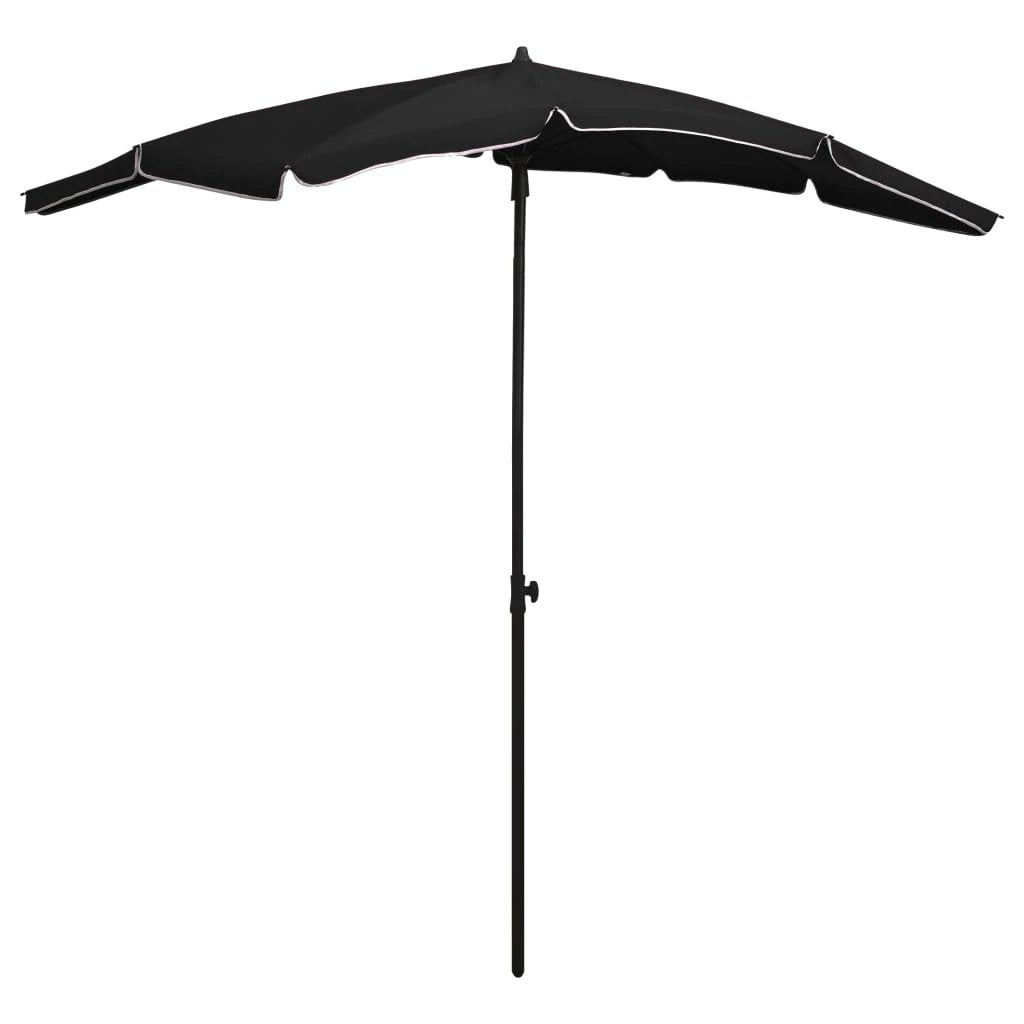 vidaXL vidaXL Garden Parasol with Pole 200x130 cm Sand - Parasol