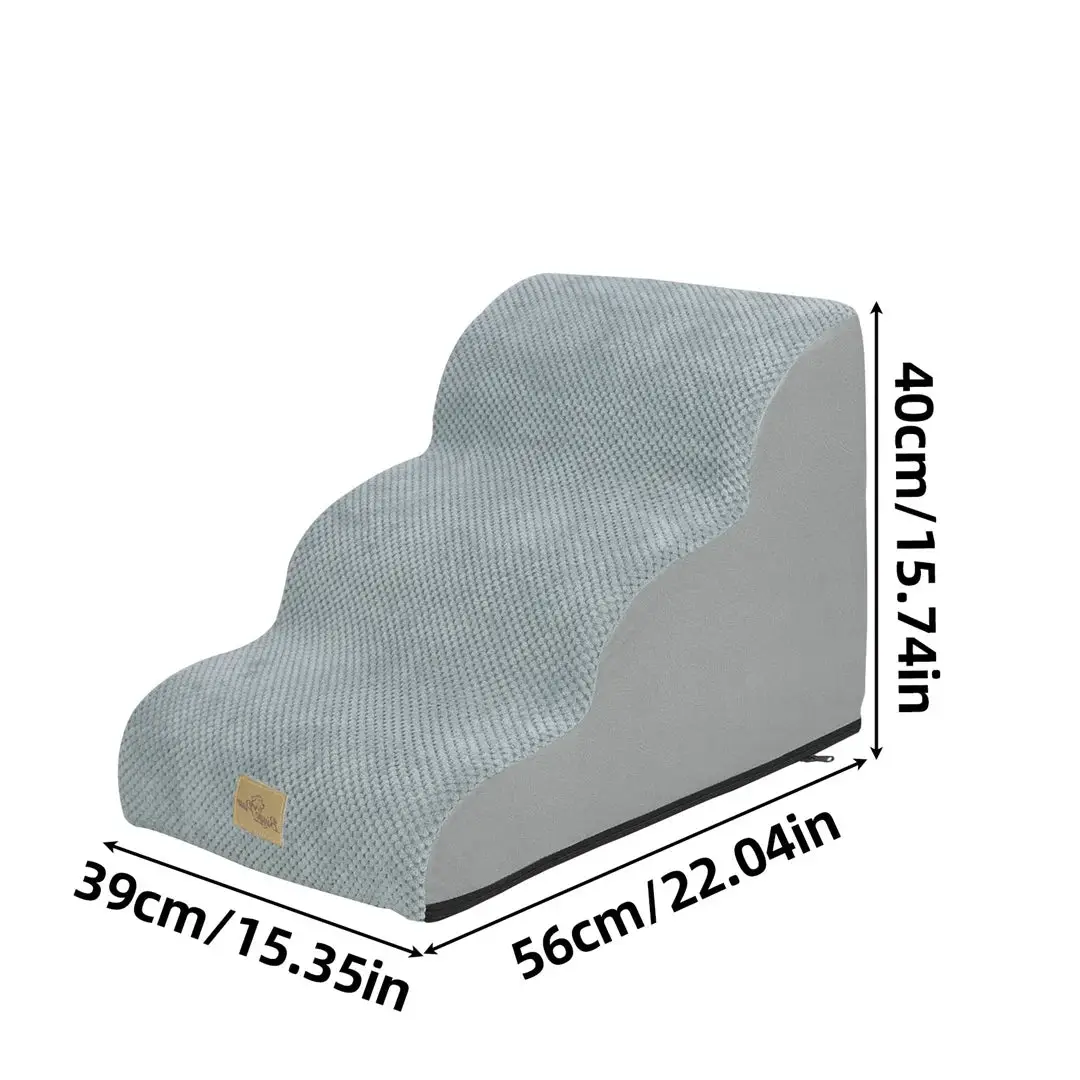 NONE Bingopaw Pet Stairs - Non-Slip Surface for Easy Access - Available in 3 Models - Dog Steps