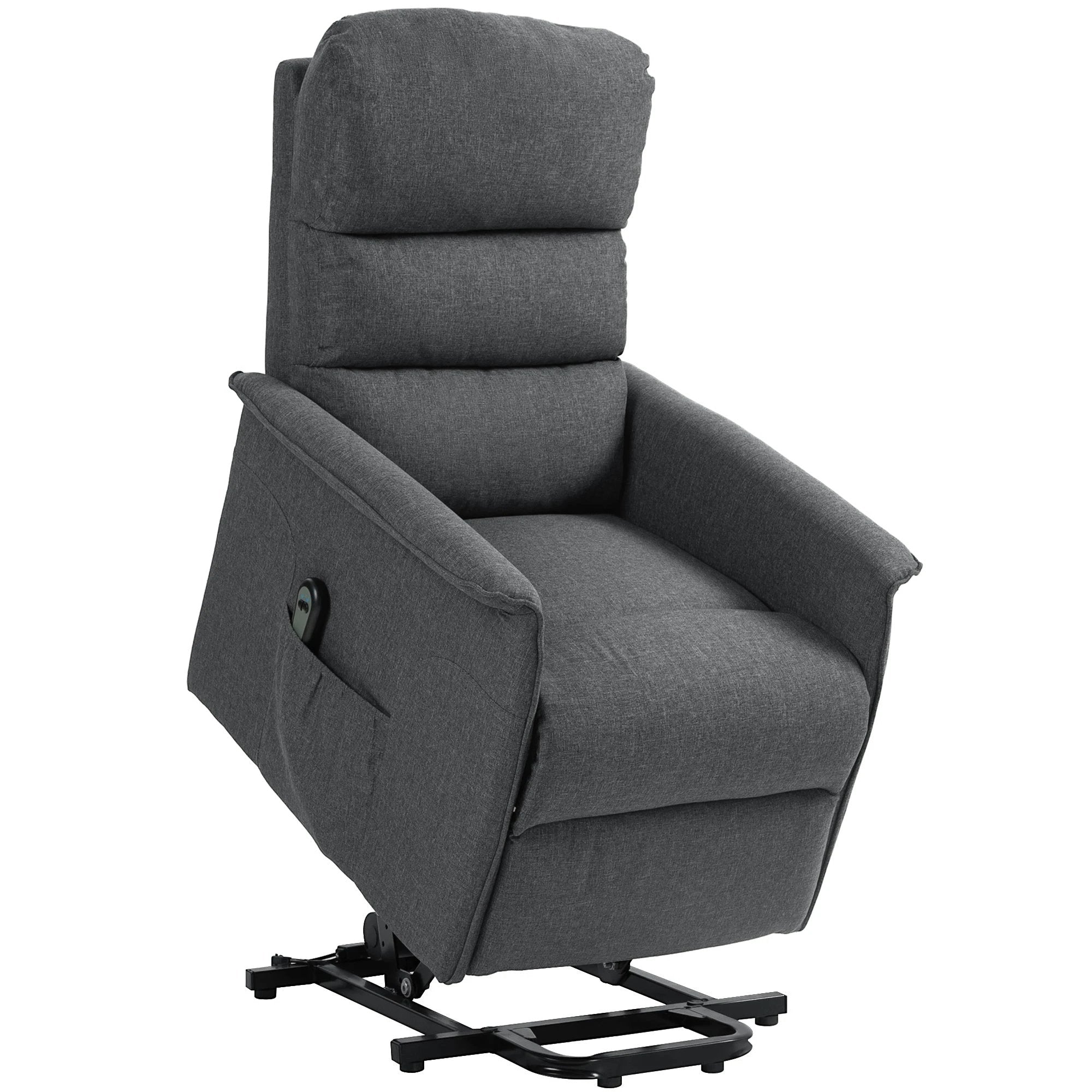 HOMCOM Power Lift Recliner Electric Reclining Chair with Remote Control by HOMCOM