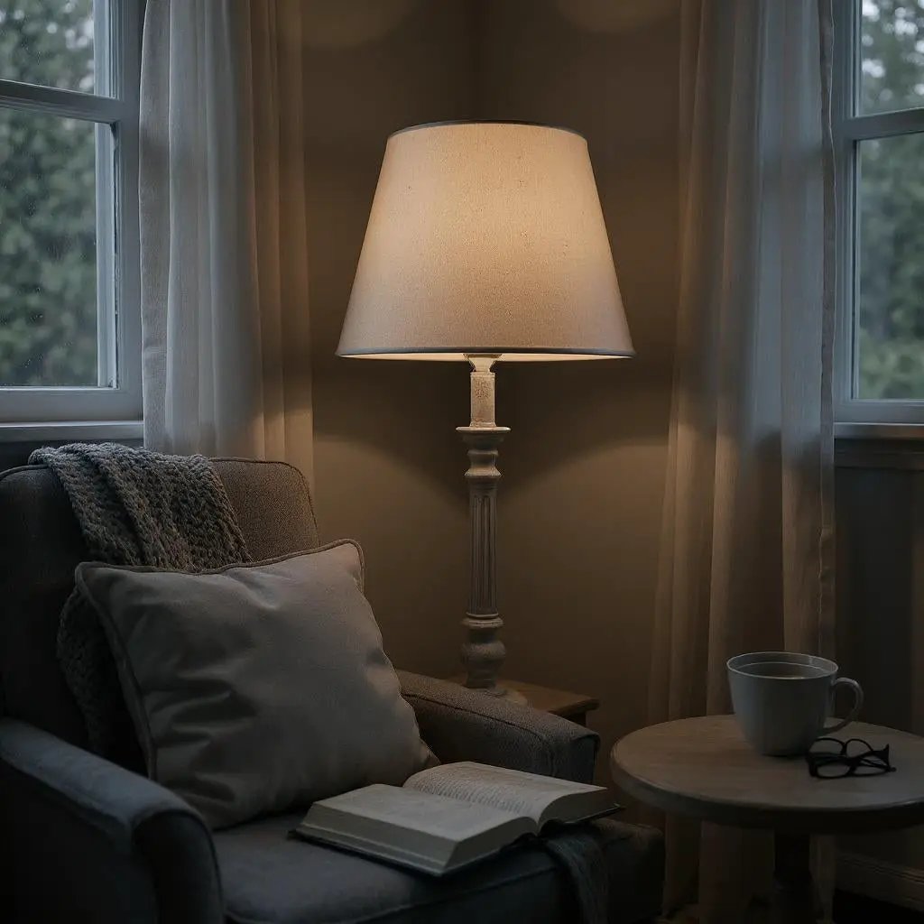 MSL 54CM LAMP AND SHADE - Lamp