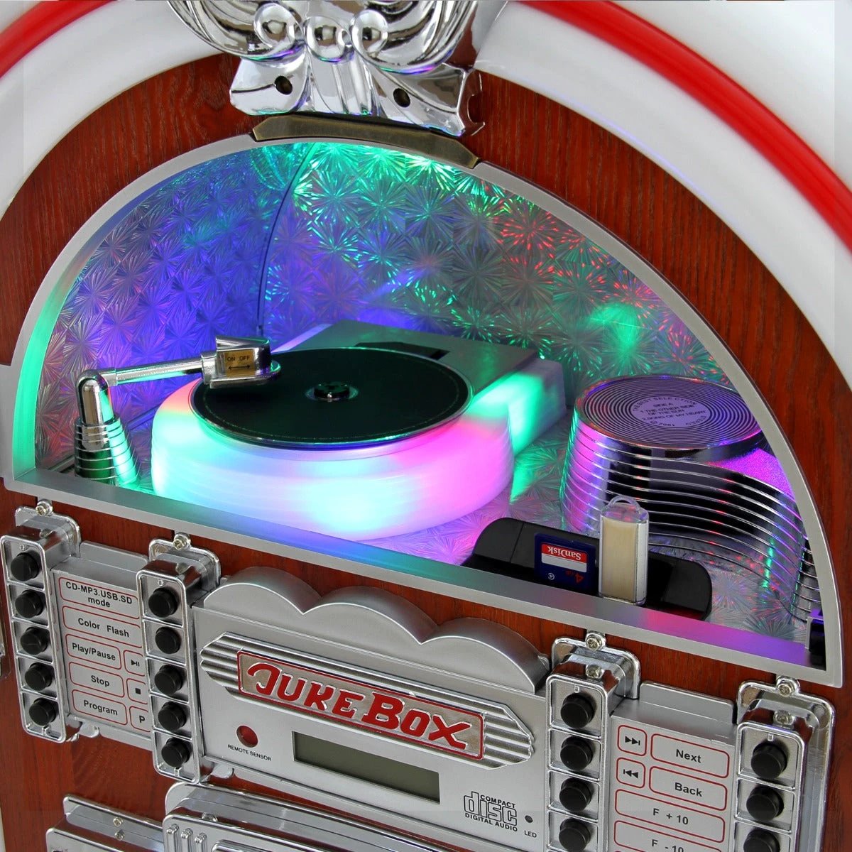 Retro Style Illuminated Jukebox Sound System by Monster Shop