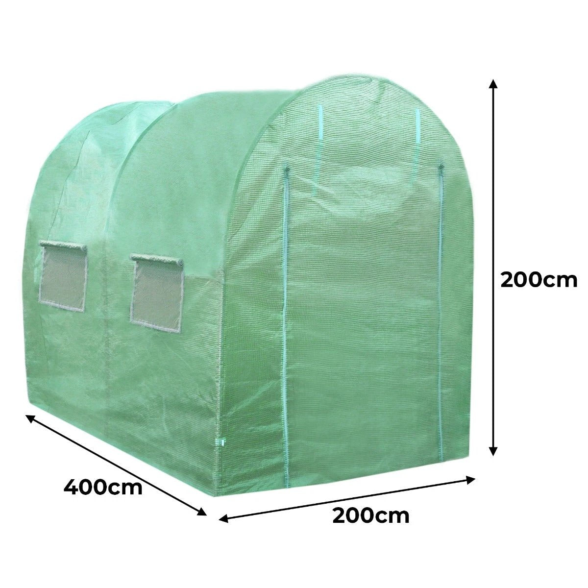 Monster Shop Heavy Duty Polytunnel 4m x 2m x 2m With Shelving For Home Gardeners And Urban Growers - Uncategorized Greenhouse