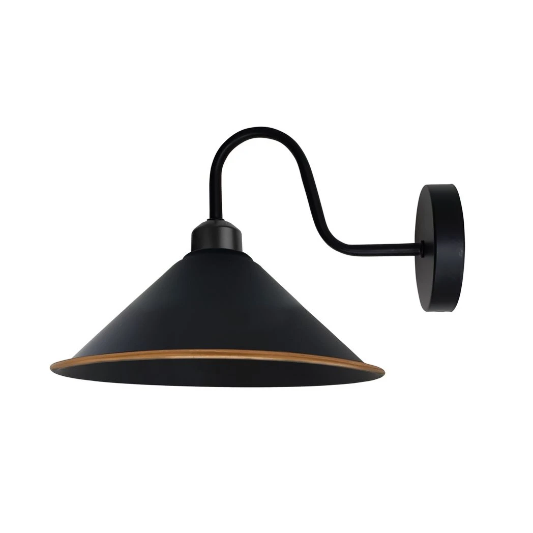 Un-branded Black Gold Wall Light Fixture Standard Dimmable Home Decor - Wall Lights
