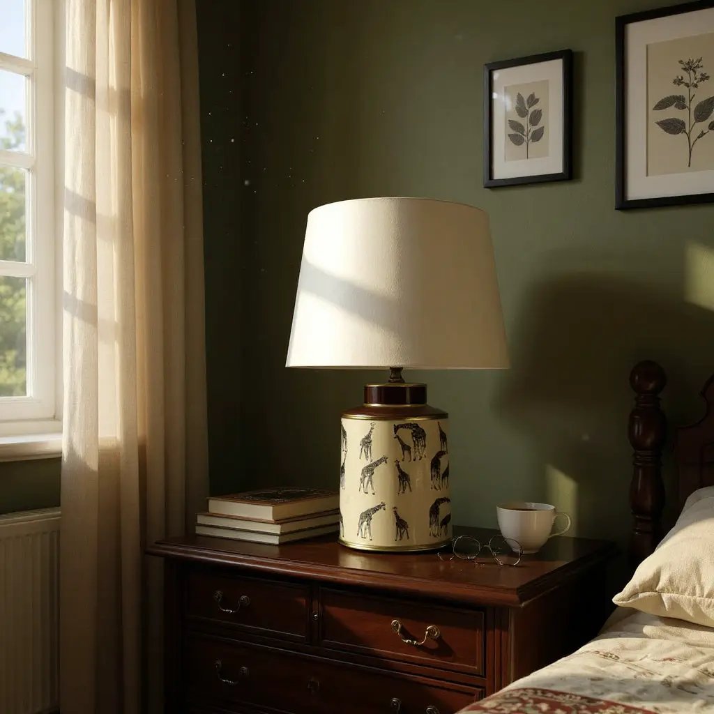 MSL 33CM LAMP AND SHADE - Lamp