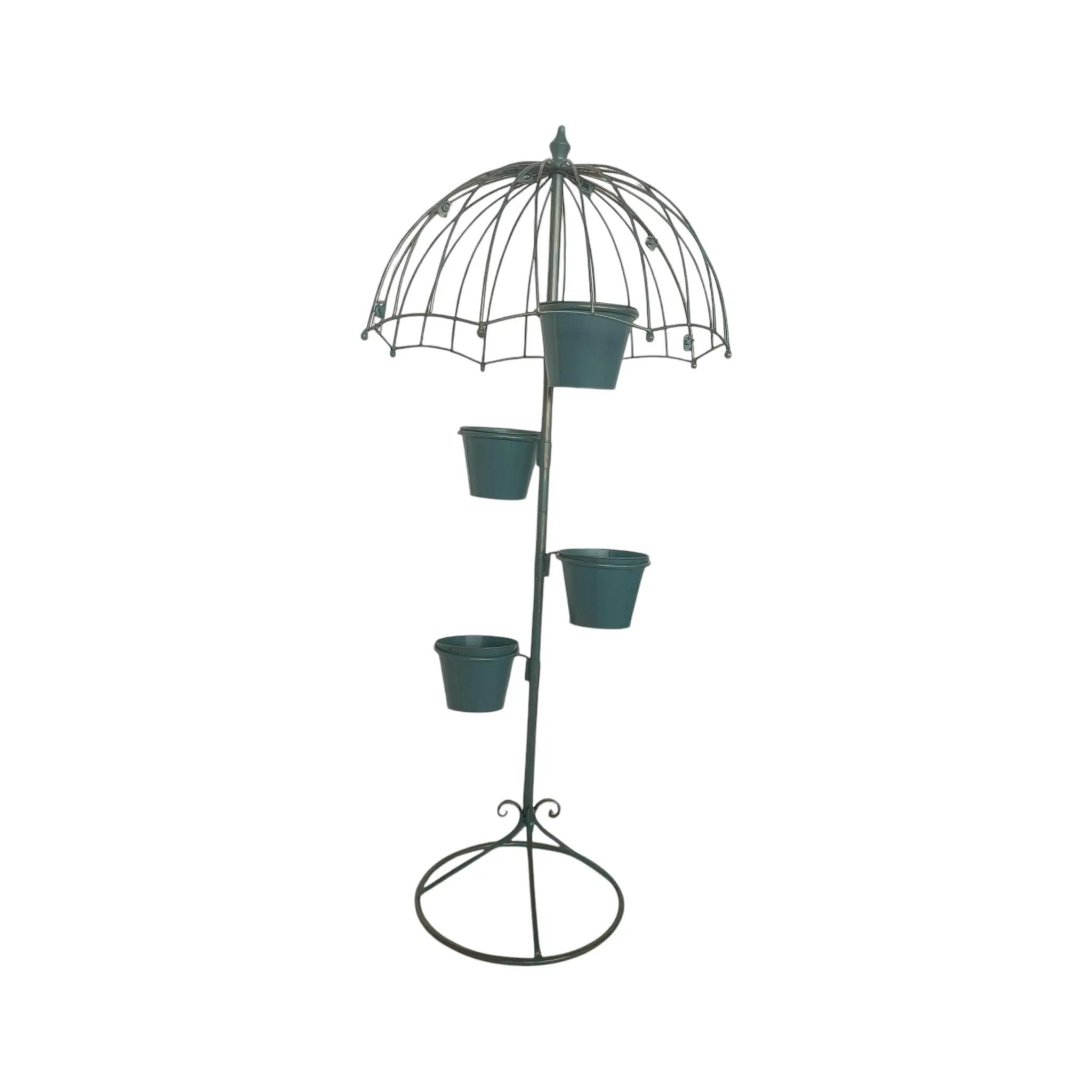 MSL 130CM BLUE METAL GARDEN PLANTER - Planters