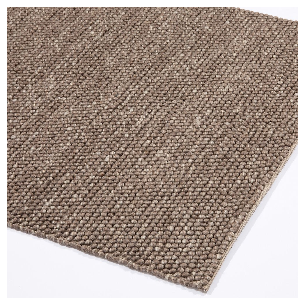Esselle Home Delilah Wool Pebble 120x170cm Mottled Taupe Rug - Rug