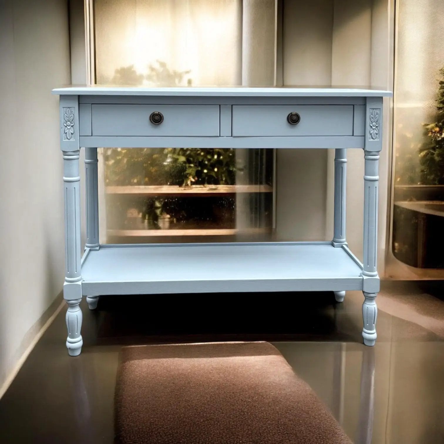 MSL 90CM 2 DRAWER SIDE TABLE - Bedside Table