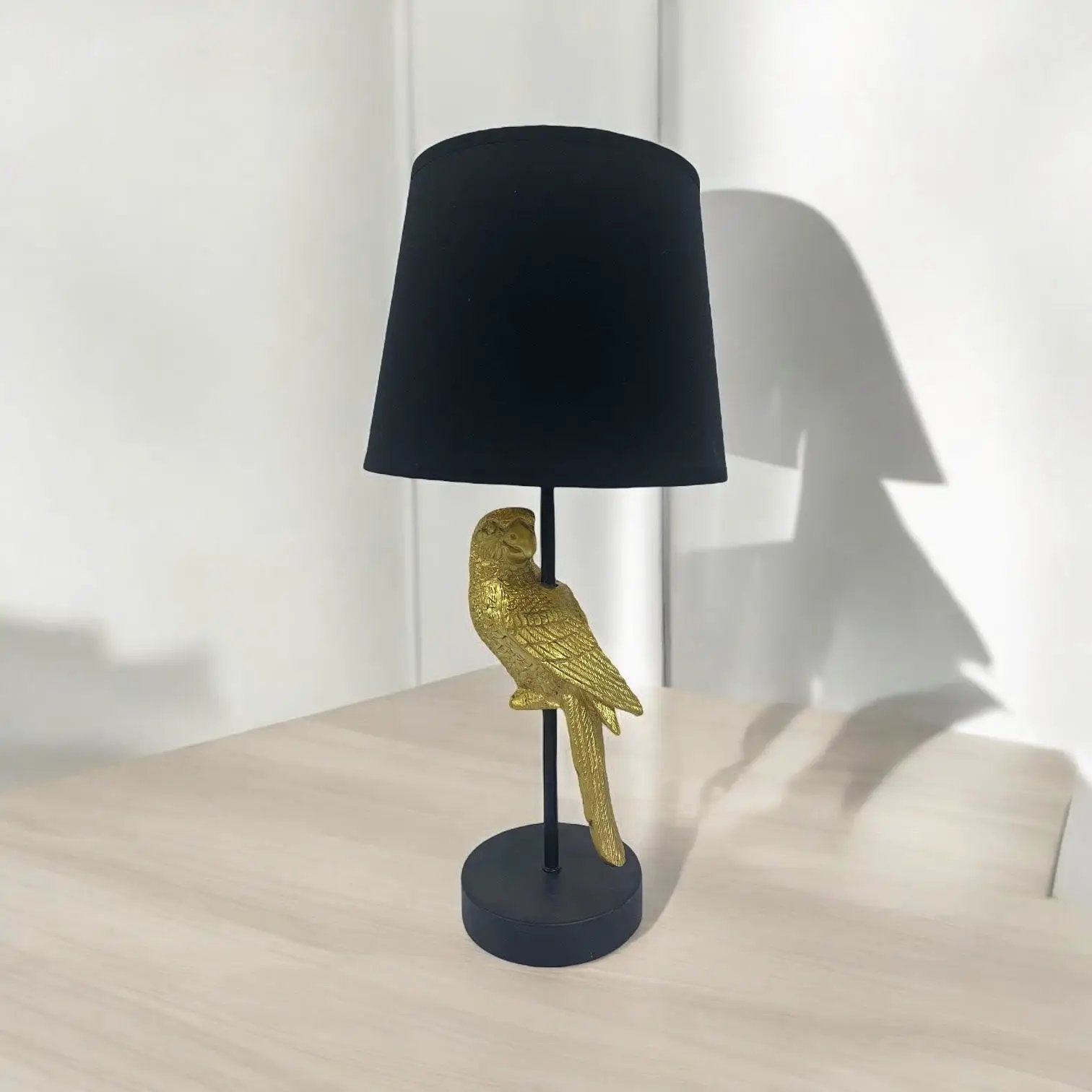 MSL 47X22X22M TABLE LAMP 9" BLACK SHADE - Lamp