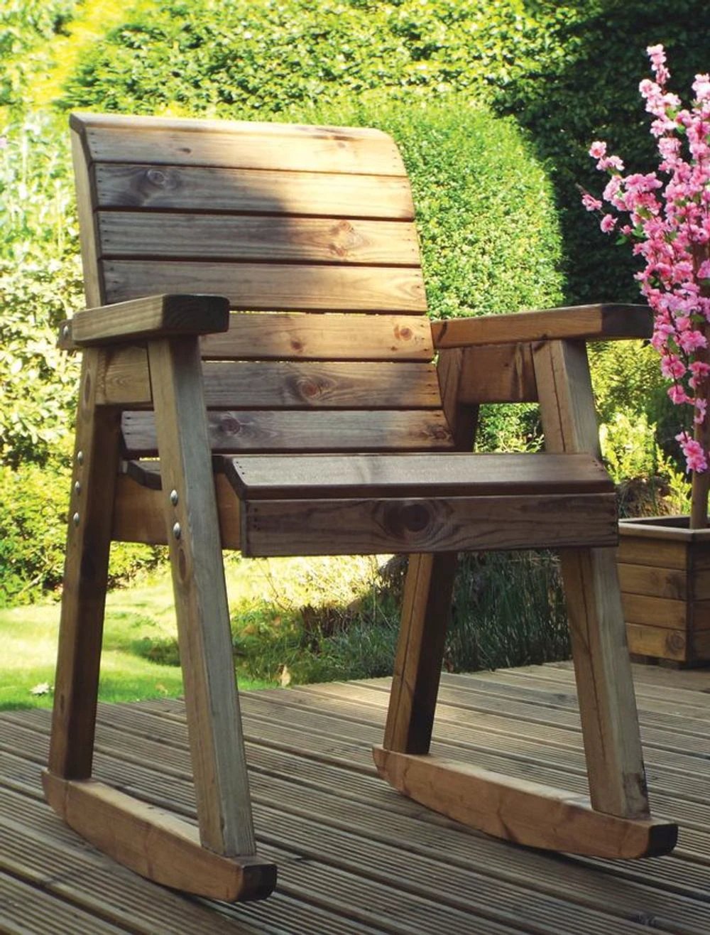 Garden Chair Rocker Boxed - FSC Wood by Charles Taylor Trading