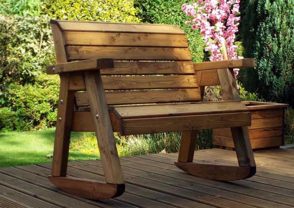Little Fellas Garden Bench Rocker by Charles Taylor Trading