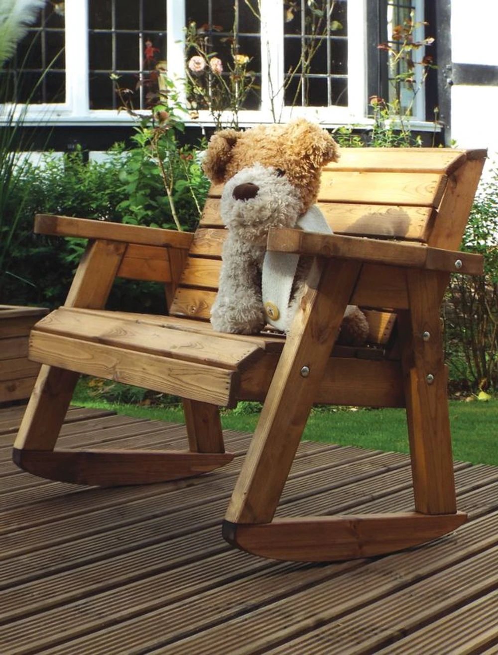 Little Fellas Garden Bench Rocker by Charles Taylor Trading