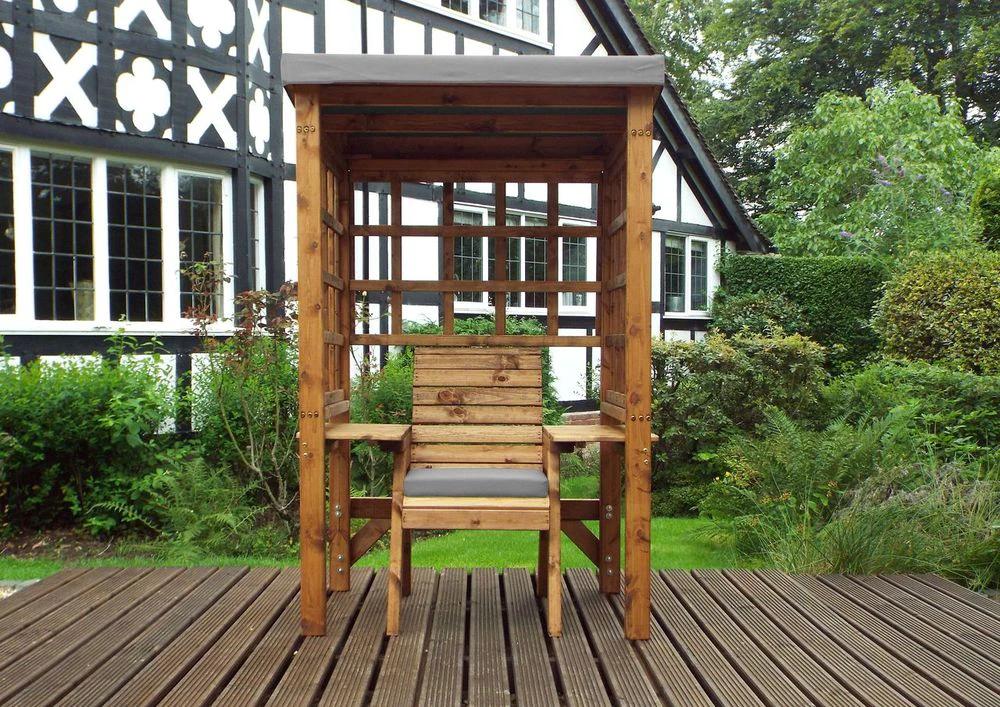 Charles Taylor Trading Wentworth Single Garden Arbour Green - Uncategorized Garden Chairs