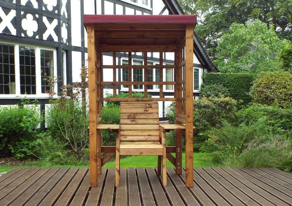 Charles Taylor Trading Wentworth Single Garden Arbour Green - Uncategorized Garden Chairs