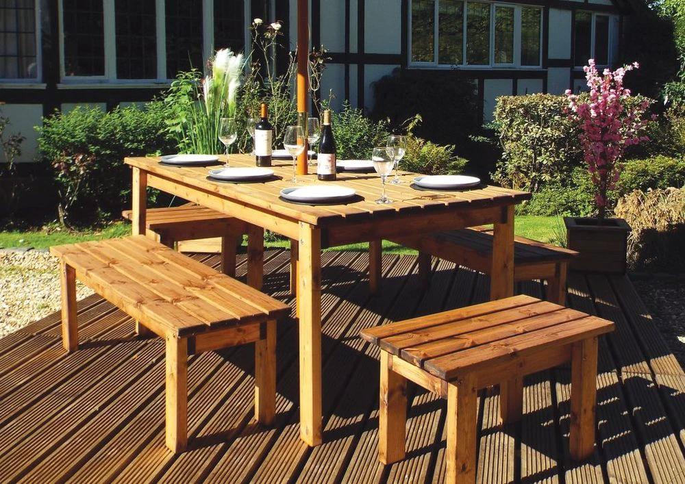 Charles Taylor Trading Eight Seater Table Garden Set (Forms) - Uncategorized Garden Set