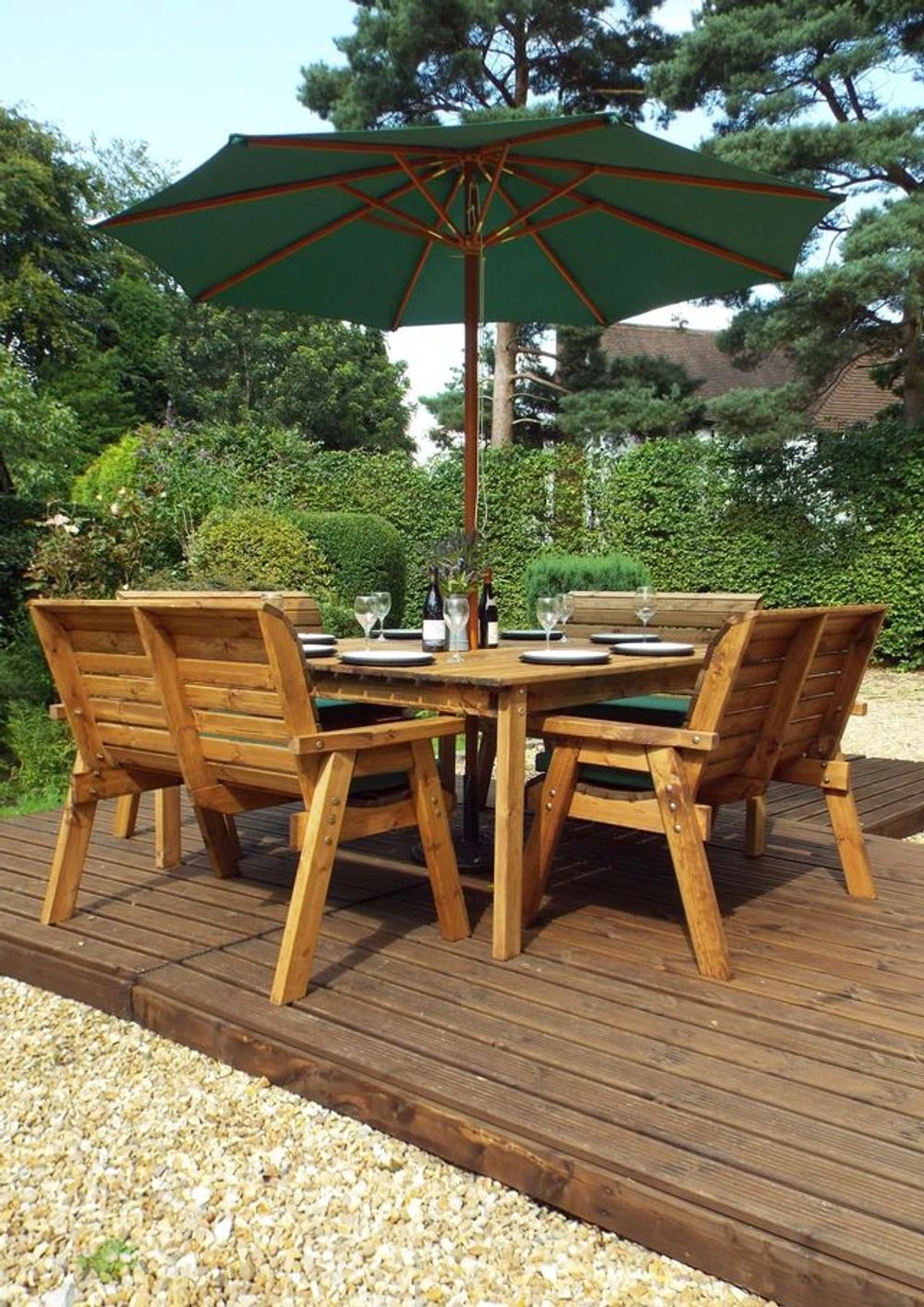 Charles Taylor Trading Eight Seater Table Garden Set - Uncategorized Garden Set