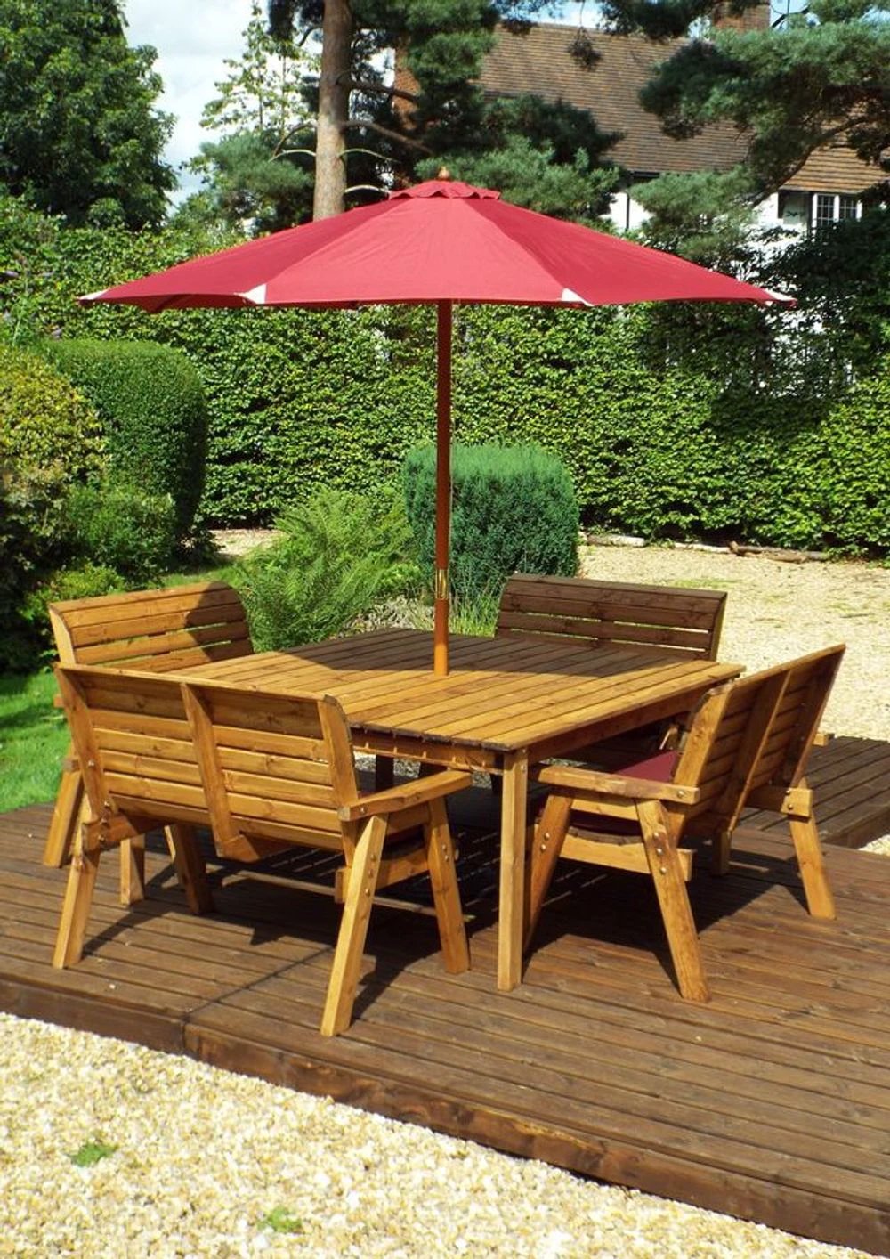 Charles Taylor Trading Eight Seater Table Garden Set - Uncategorized Garden Set