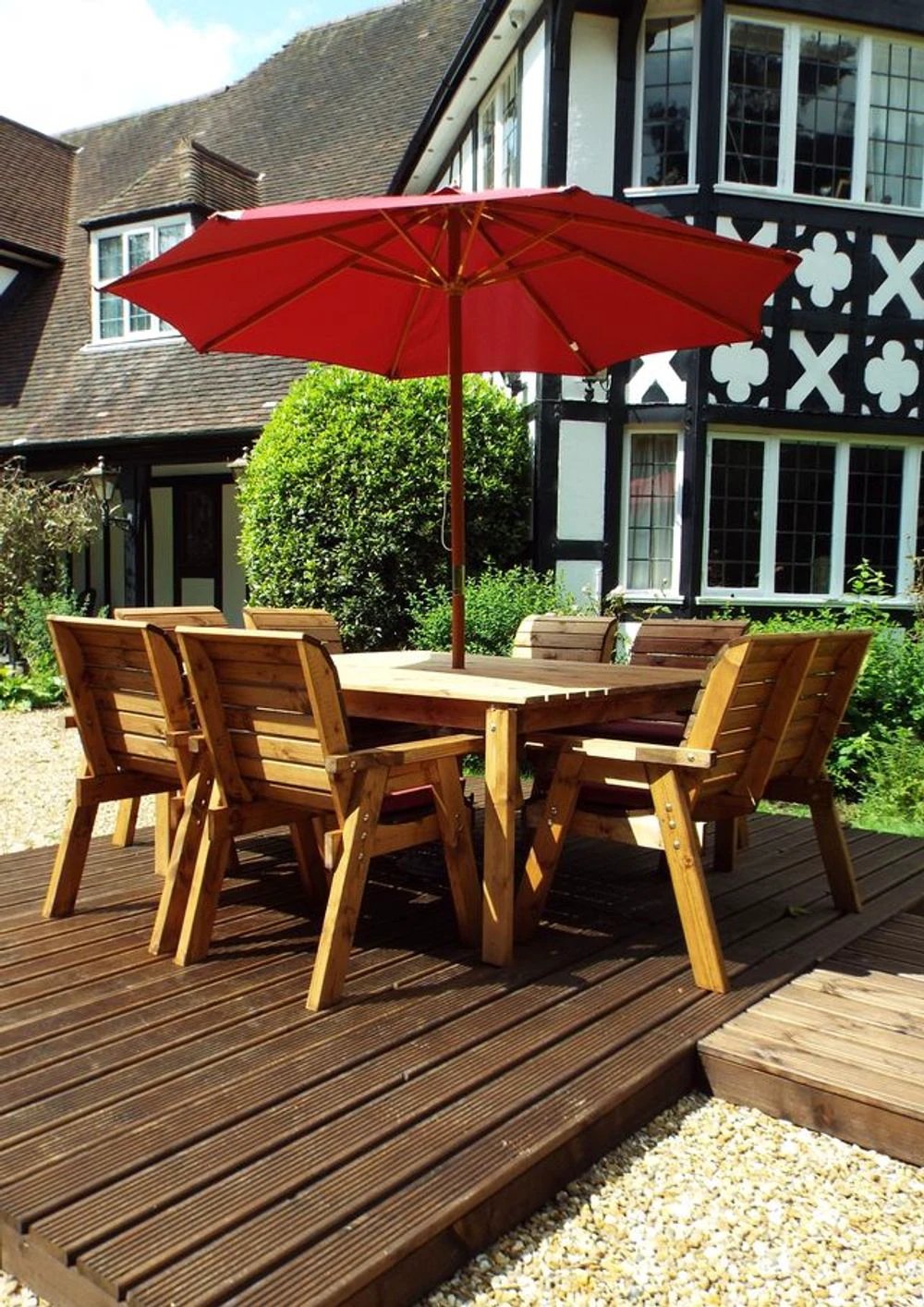 Charles Taylor Trading Eight Seater Table Garden Set - Uncategorized Garden Set