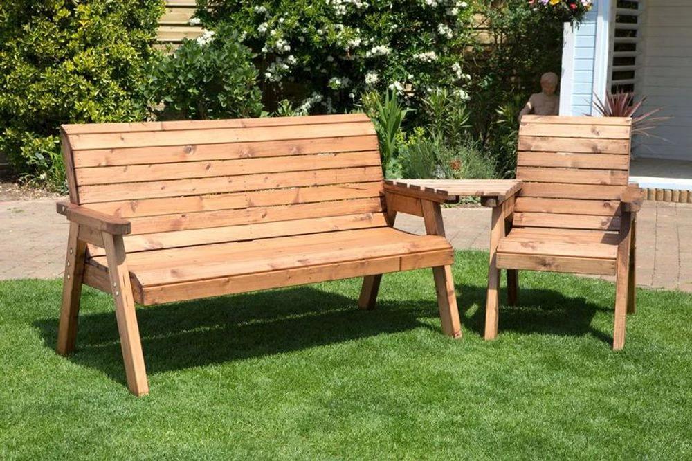 Four Seater Companion Garden Set Angled by Charles Taylor Trading