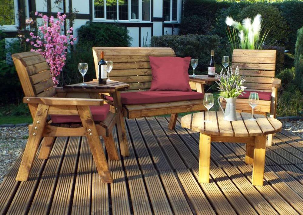 Four Seater Garden Set Round by Charles Taylor Trading