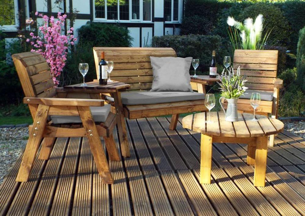 Four Seater Garden Set Round by Charles Taylor Trading