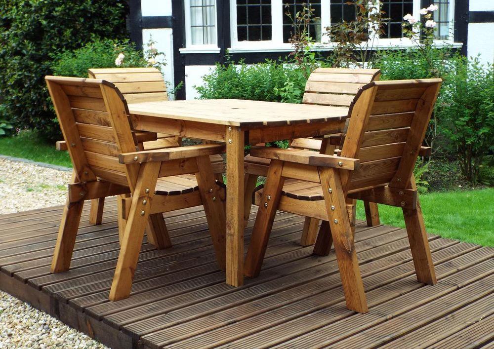 Charles Taylor Trading Four Seater Rect Table Set - Uncategorized Garden Set