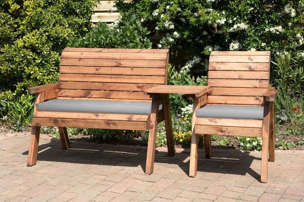 Charles Taylor Trading Three Seat Companion Garden Set Straight - Uncategorized Garden Set