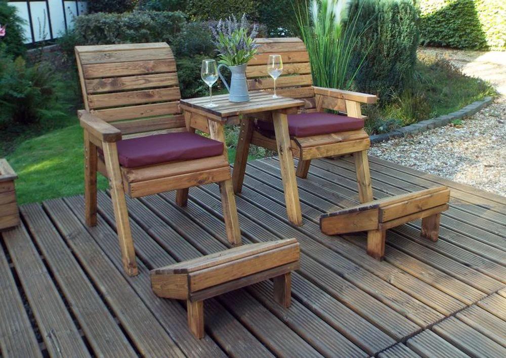 Charles Taylor Trading Deluxe Lounger Garden Set Straight - Uncategorized Garden Set