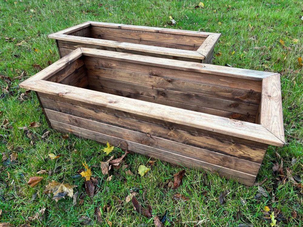 Charles Taylor Trading Extra Large Wooden Garden Trough - Uncategorized Garden Storage
