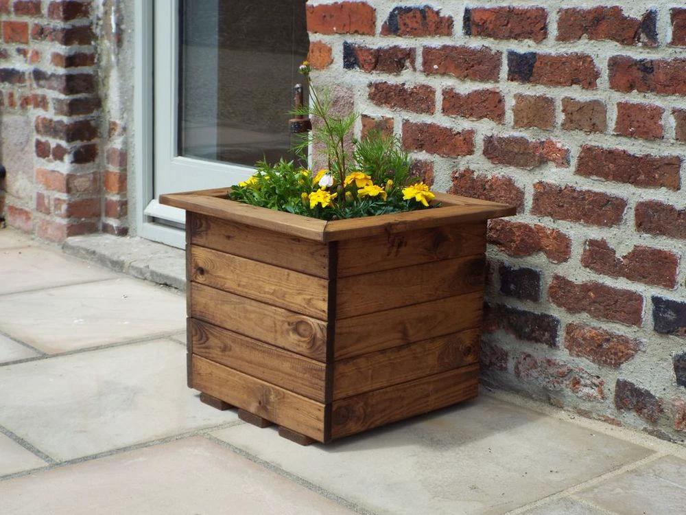 Large Square Garden Planter by Charles Taylor Trading