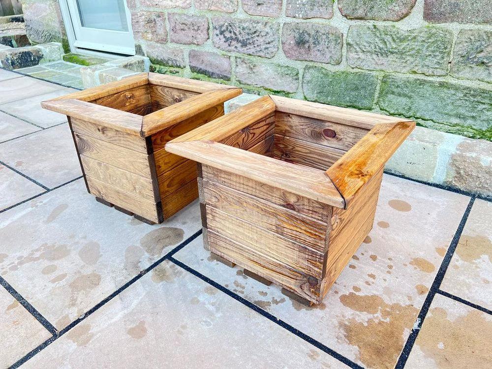 Charles Taylor Trading Regular Square Garden Planter - Uncategorized Garden Storage