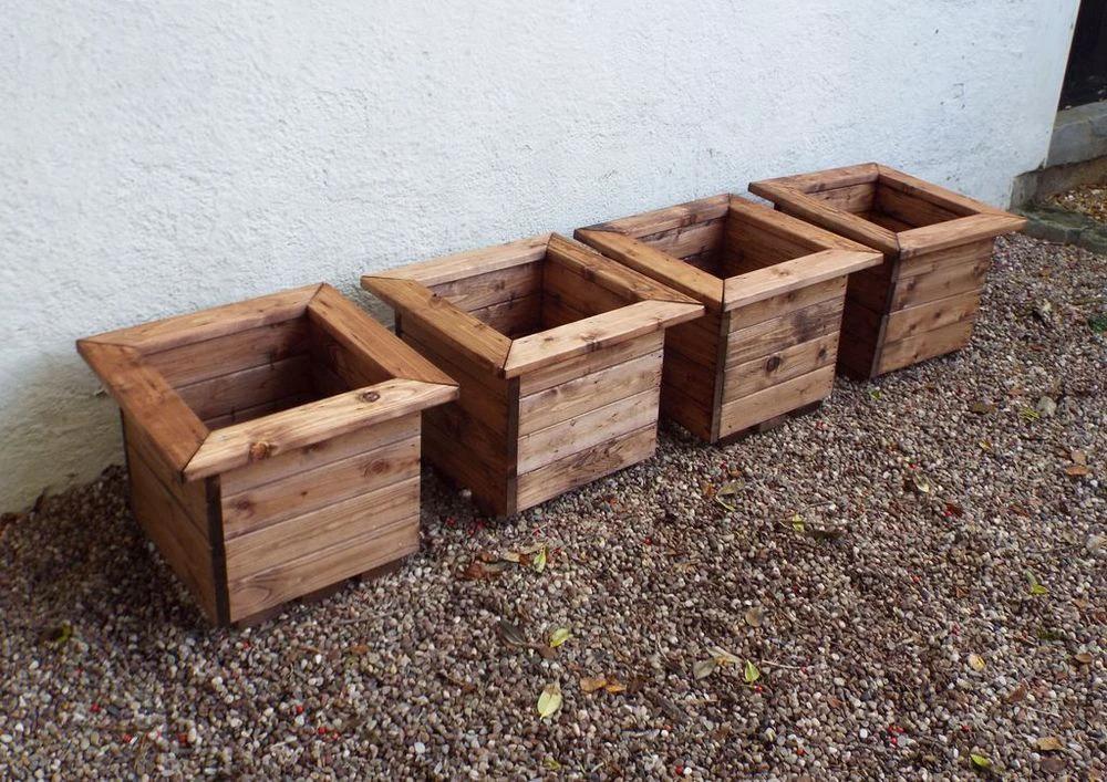 Charles Taylor Trading Regular Square Garden Planter - Uncategorized Garden Storage