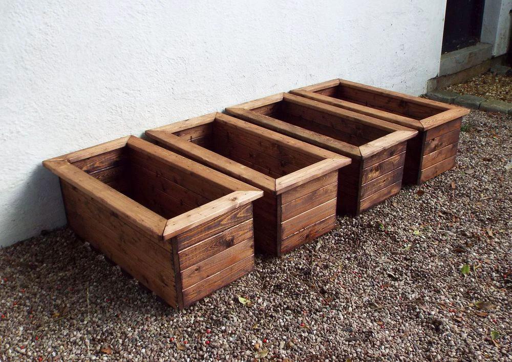Wooden Trough Garden Set by Charles Taylor Trading