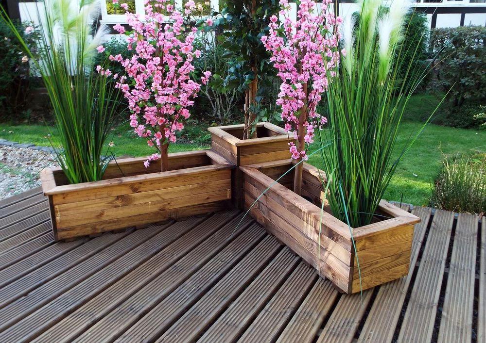 Charles Taylor Trading Corner Planter Garden Set - Uncategorized Garden Storage