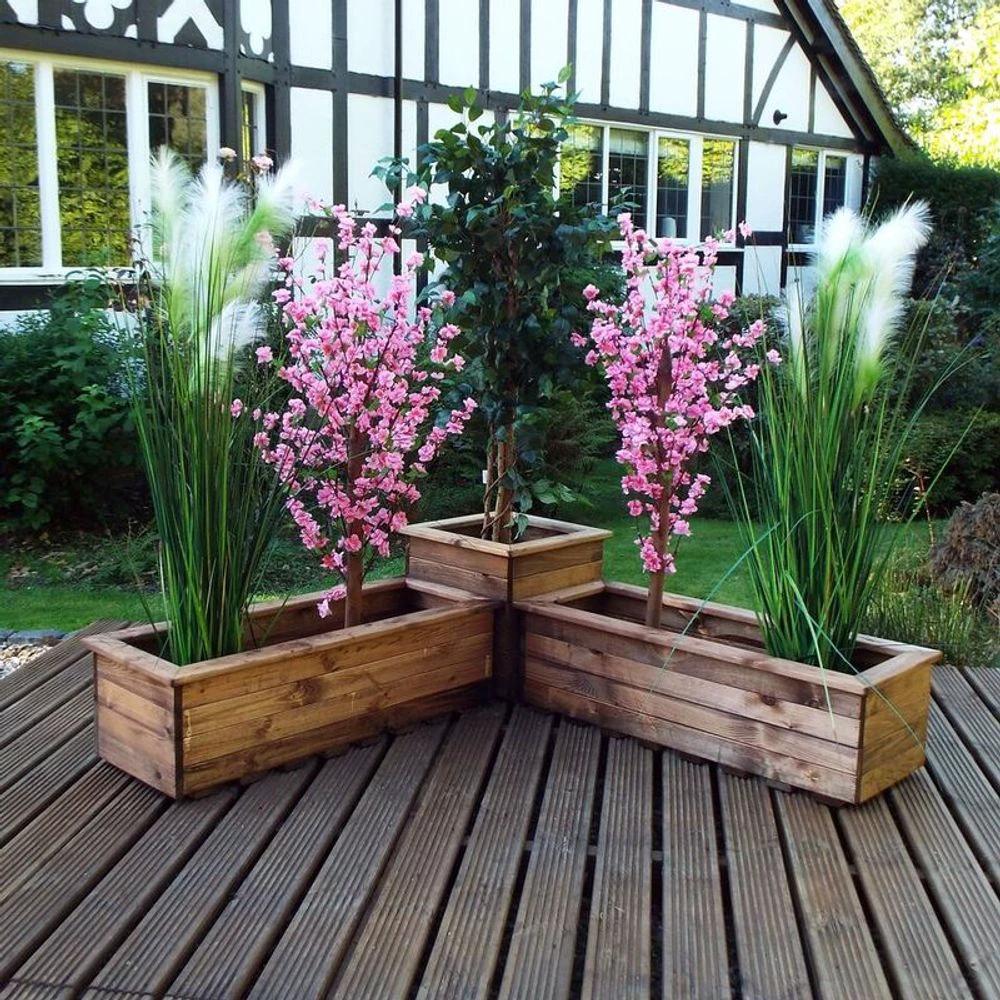Charles Taylor Trading Corner Planter Garden Set - Uncategorized Garden Storage