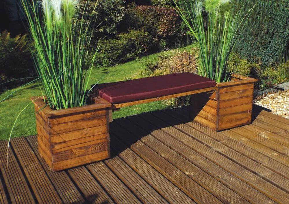 Garden Planter Bench - FSC Wood by Charles Taylor Trading