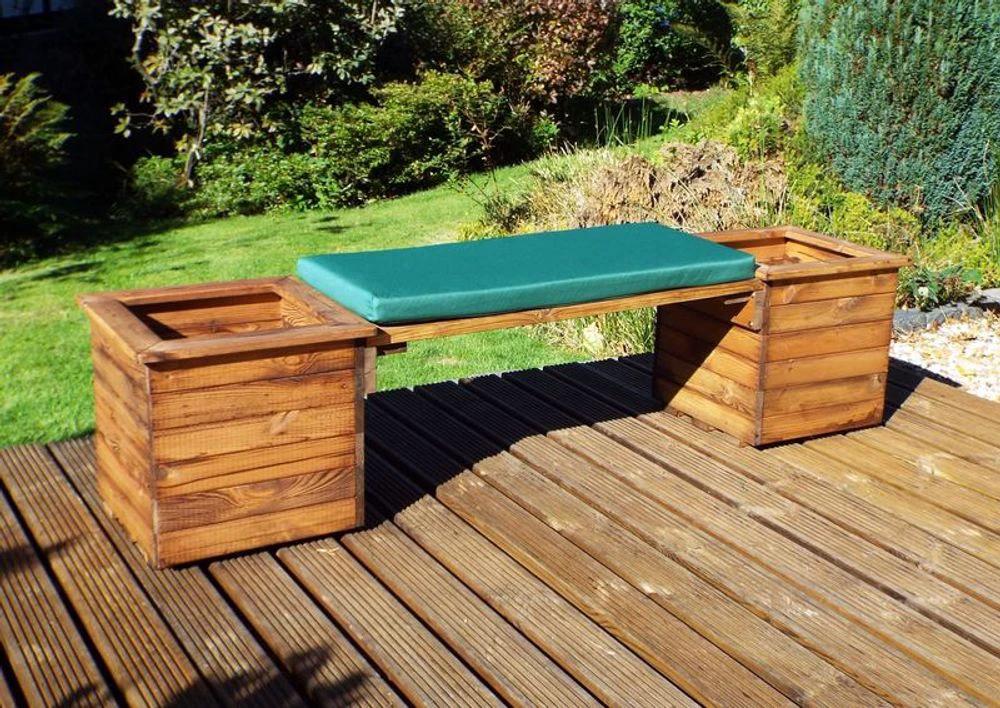 Garden Planter Bench - FSC Wood by Charles Taylor Trading