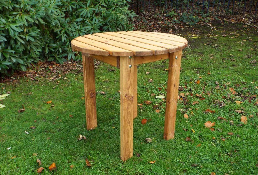 Charles Taylor Trading Circular BBQ Garden Table FSC Wood - Uncategorized Garden Table
