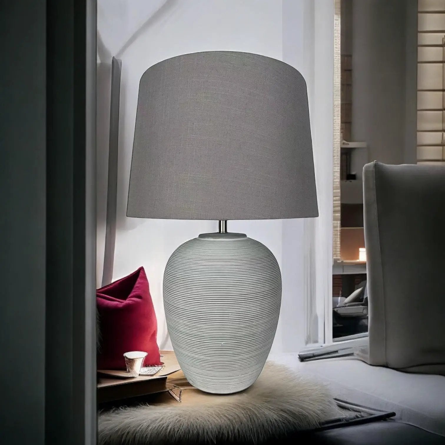 MSL 32CM LAMP AND SHADE - Lamp