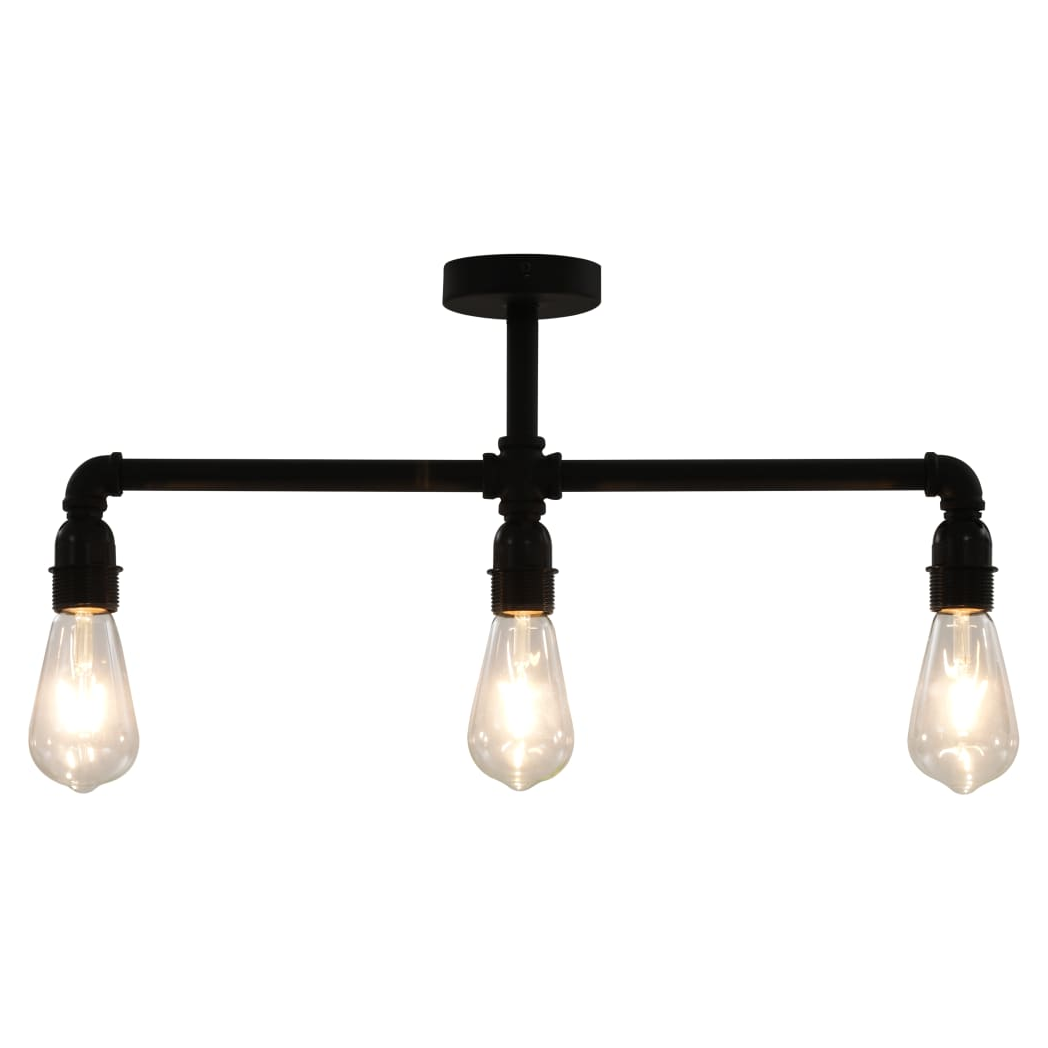 vidaXL Ceiling Lamp 3 Light E27 Steampunk Home by vidaXL
