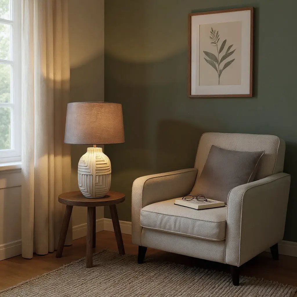 MSL 38CM LAMP AND SHADE - Lamp