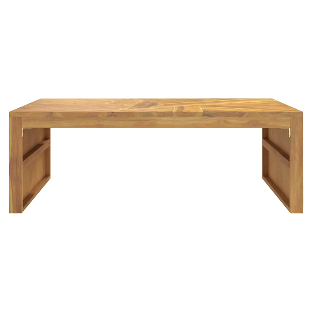 vidaXL VidaXL Coffee Table 110x60x38 cm Solid Teak Wood For Living Room Decor And Lounge - Coffee Table